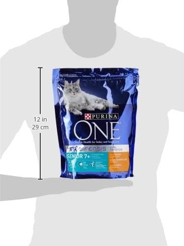 Purina ONE Senior 7 Plus Dry Cat Food – Chicken (800g)