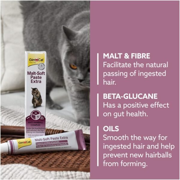 GimCat Malt-Soft Paste Extra: Anti-Hairball Supplement (200g)