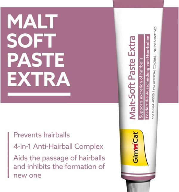 GimCat Malt-Soft Paste Extra: Anti-Hairball Supplement (200g)