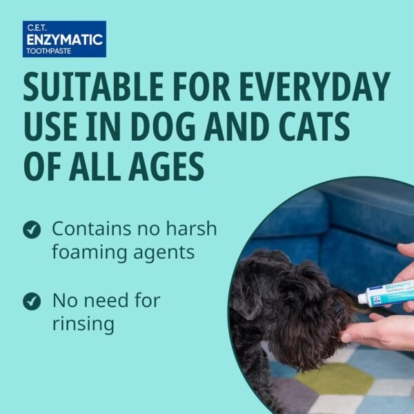 Virbac C.E.T. Enzymatic Toothpaste for Dogs – Poultry Flavor (70g)