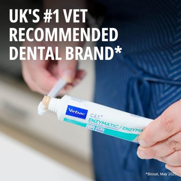 Virbac C.E.T. Enzymatic Toothpaste for Dogs – Poultry Flavor (70g)