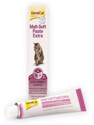 gimcat-malt-soft-paste-extra GimCat Malt-Soft Paste Extra 200g - Anti-Hairball Supplement for Cats with Malt and Beta-Glucan