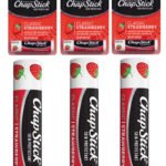 chapstick-classic-strawberry ChapStick Classic Strawberry Lip Balm - Moisturizing Lip Protection with Sweet Strawberry Flavor