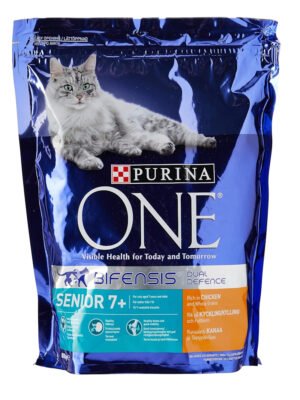 purina-one-senior-7-plus-chicken Purina ONE Senior 7 Plus Dry Cat Food Chicken 800g - Advanced Nutrition for Cats Aged 7 and Older