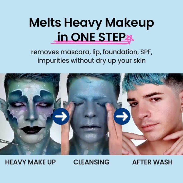 COXIR Ultra-Hyaluronic Cleansing Oil — Deep Clean & Hydrate Makeup Remover with Cactus, Rosehip & Camellia Oil, 150 ml / 5.07 fl.oz.