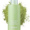 By Wishtrend Green Tea and Enzyme Powder Face Wash bottle with green tea powder splash
