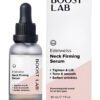 Boost Lab Edelweiss Neck Firming Serum 30ml dropper bottle and box on white background