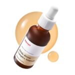 Ma:nyo Bifida Biome Complex Ampoule – Radiance Boosting Night Serum 50ml Ma:nyo Bifida Biome Complex Ampoule 50ml amber glass dropper bottle with golden serum texture swatches on white background